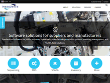 Tablet Screenshot of insequence.com
